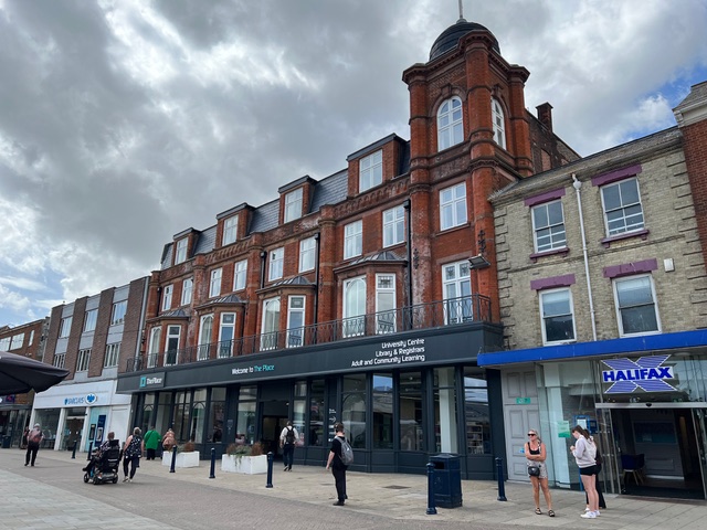 The Place, the new library and university learning centre in the old Palmers department store